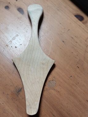 Handcrafted Wooden Spatula - Natural Light Wood
